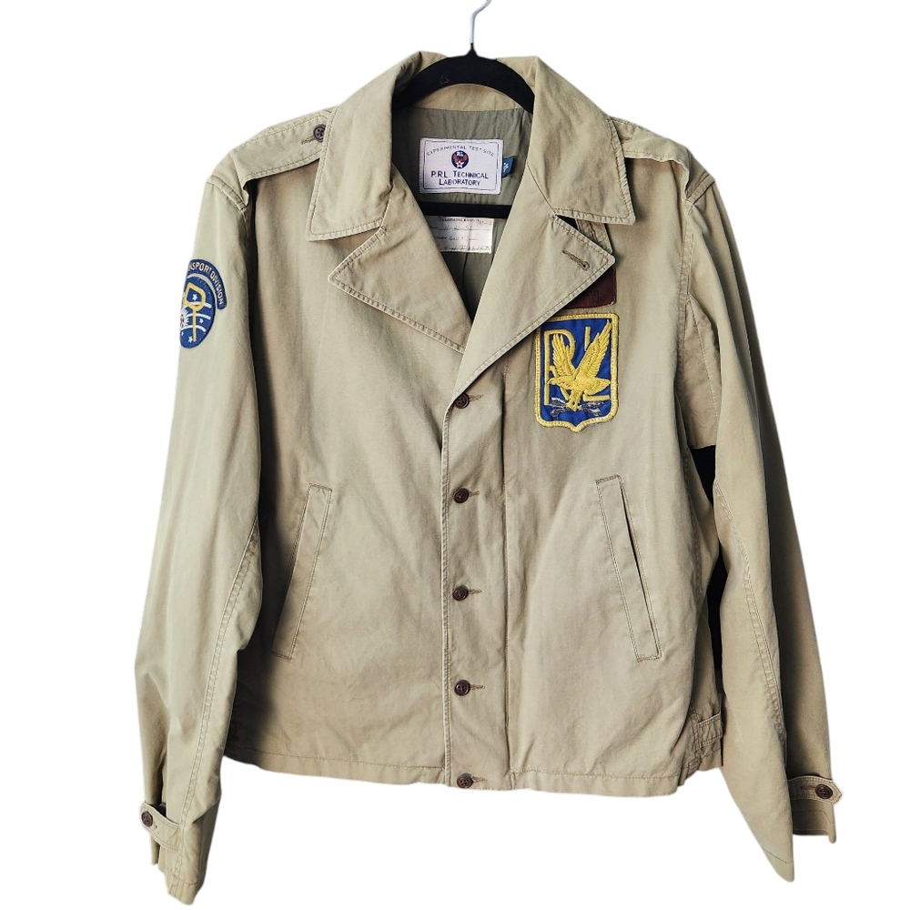 VTG style Polo Ralph Lauren Air Transport Technical Laboratory Jacket RARE L